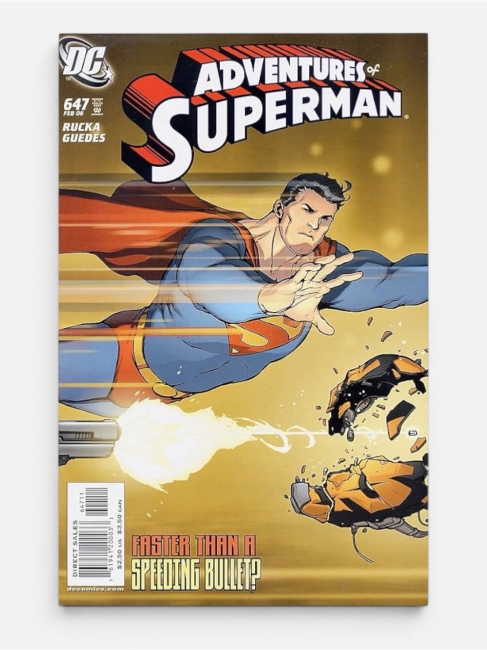 Adventures of Superman #647 (2006) DC Comic VF Greg Rucka